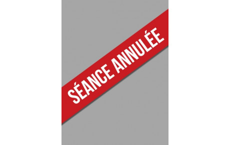 séances du lundi ANNULÉE
