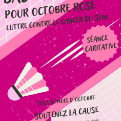 Badminton - Octobre Rose